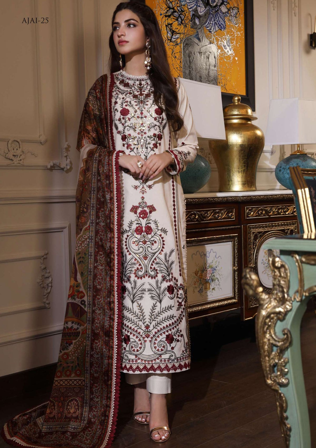 Lawn Collection - Asim Jofa - Aira - AJAI#25