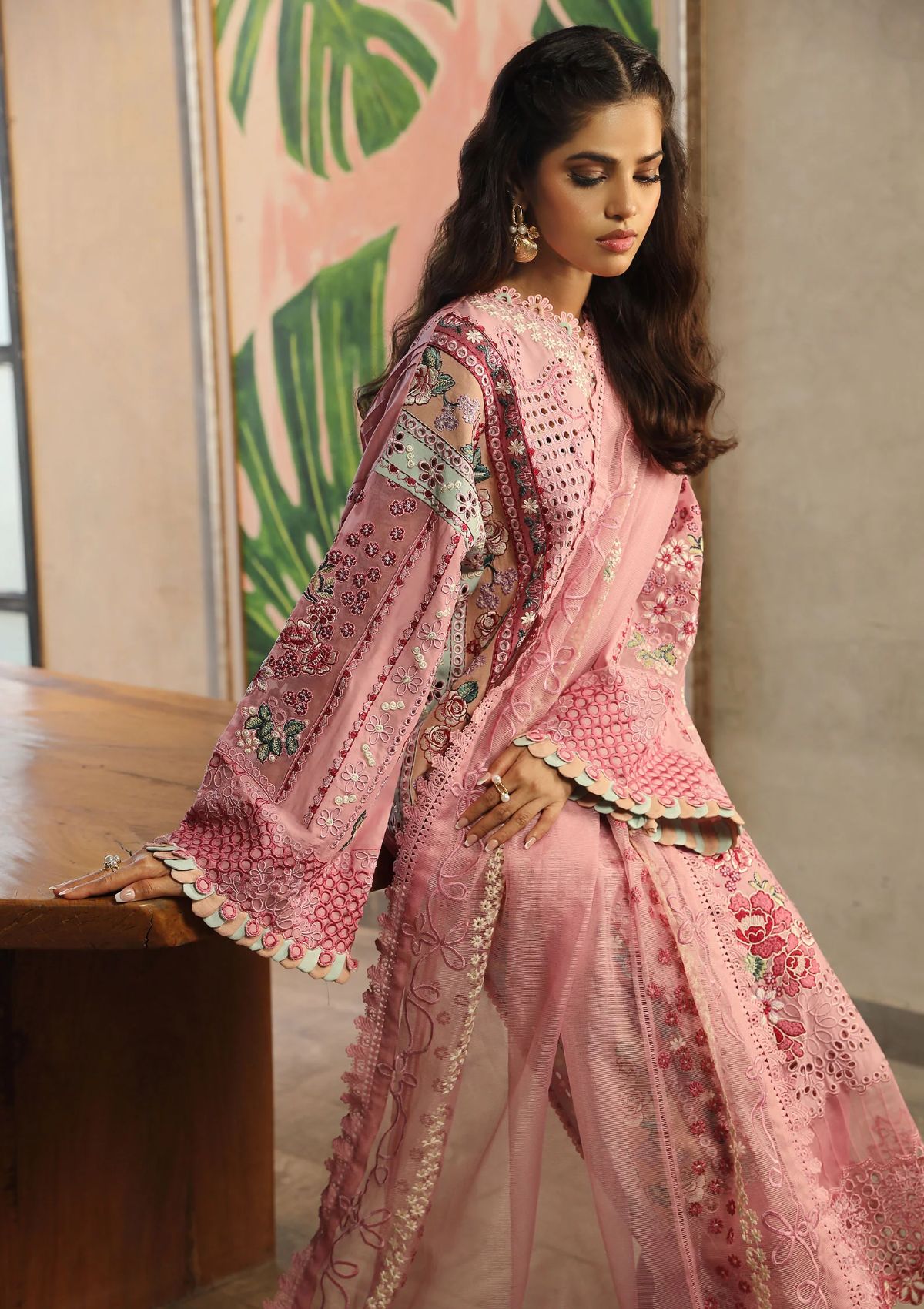 Lawn Collection - Maryam Hussain - Luxury Lawn 24 - ML#10 - CORAL