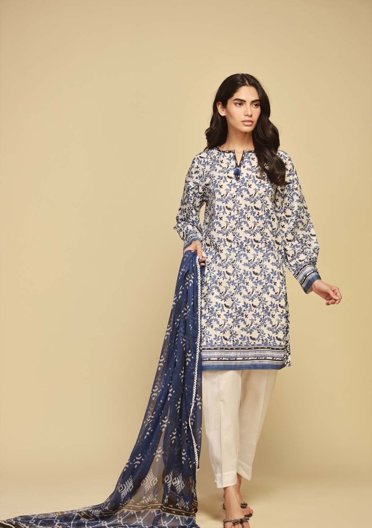 Lawn Collection - Sahar - Monochrome - SBW-23-04