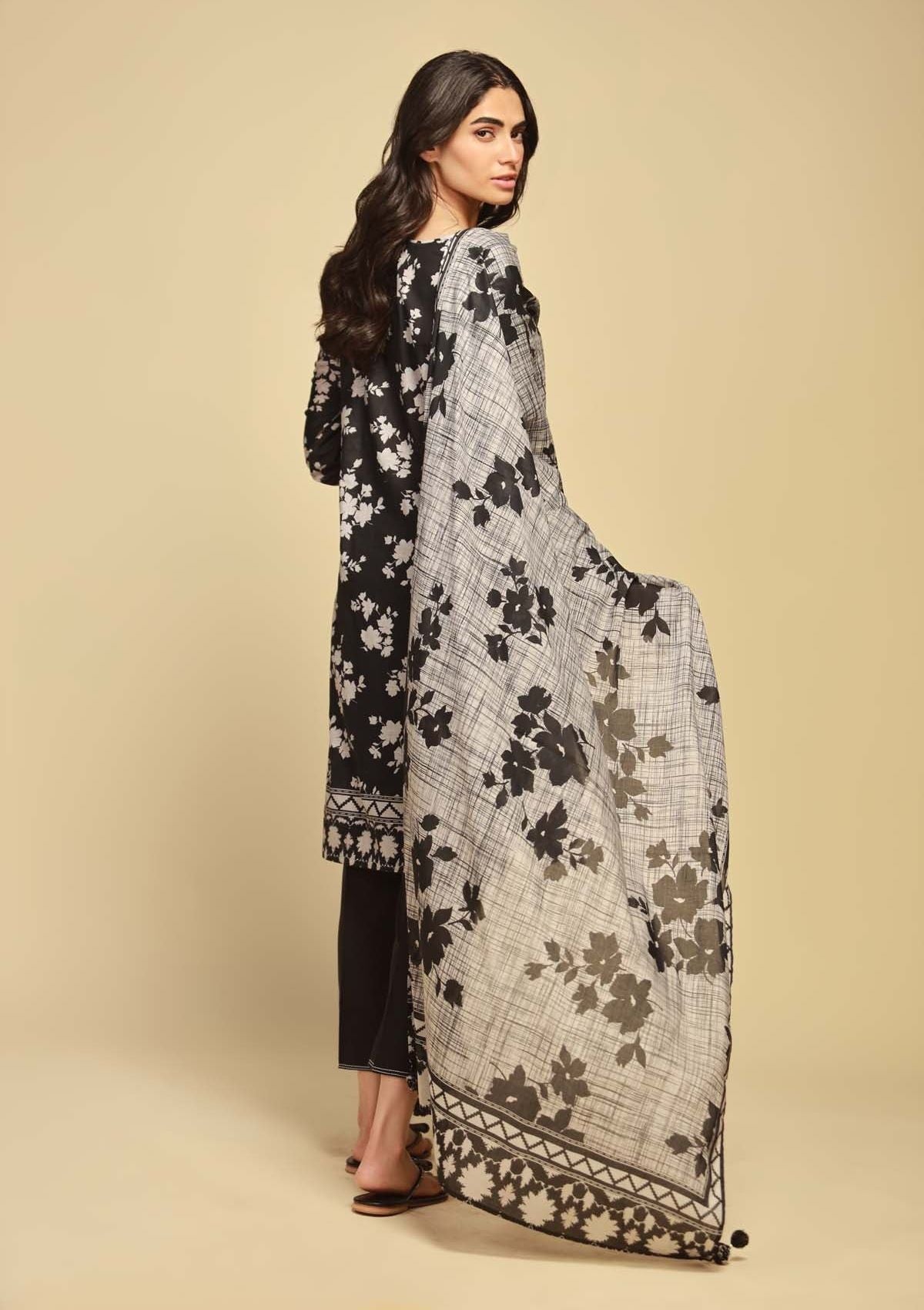 Lawn Collection - Sahar - Monochrome - SBW-23-05