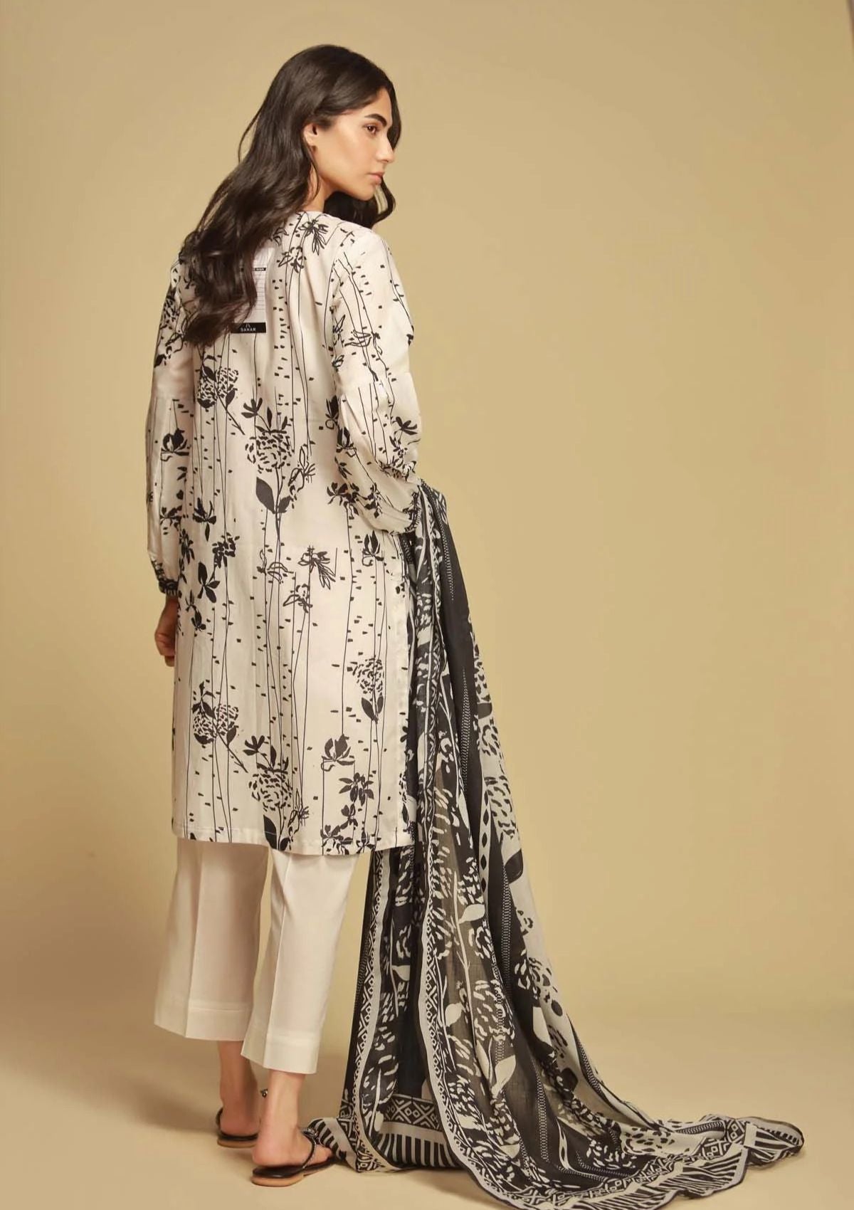 Lawn Collection - Sahar - Monochrome - SBW-23-02