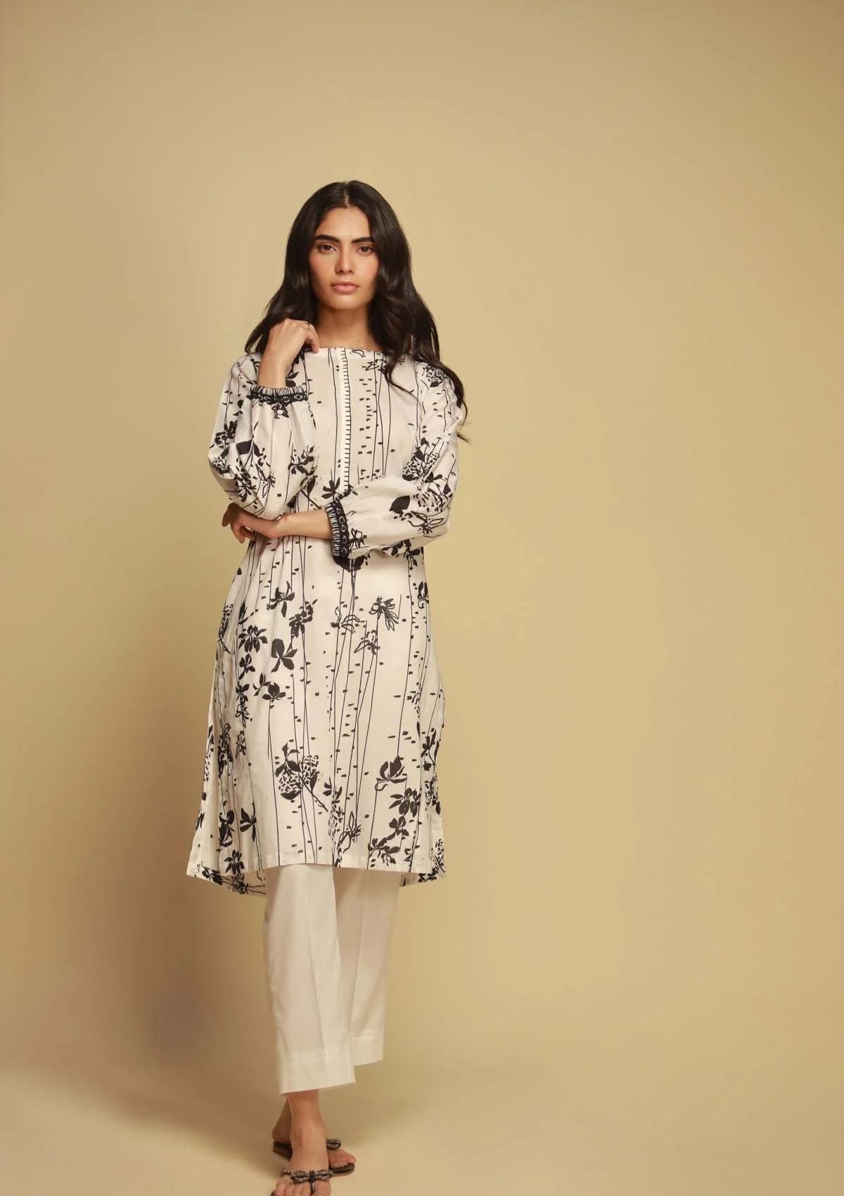 Lawn Collection - Sahar - Monochrome - SBW-23-02