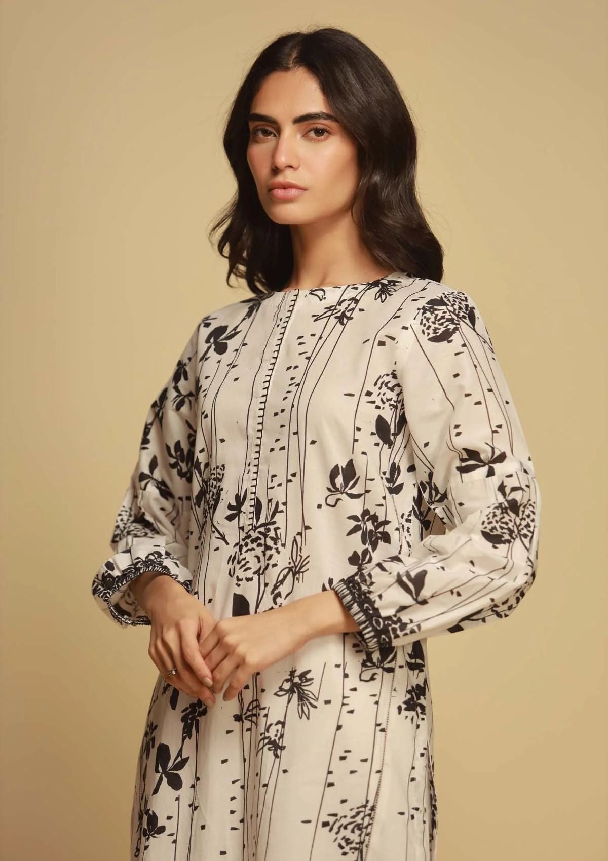 Lawn Collection - Sahar - Monochrome - SBW-23-02