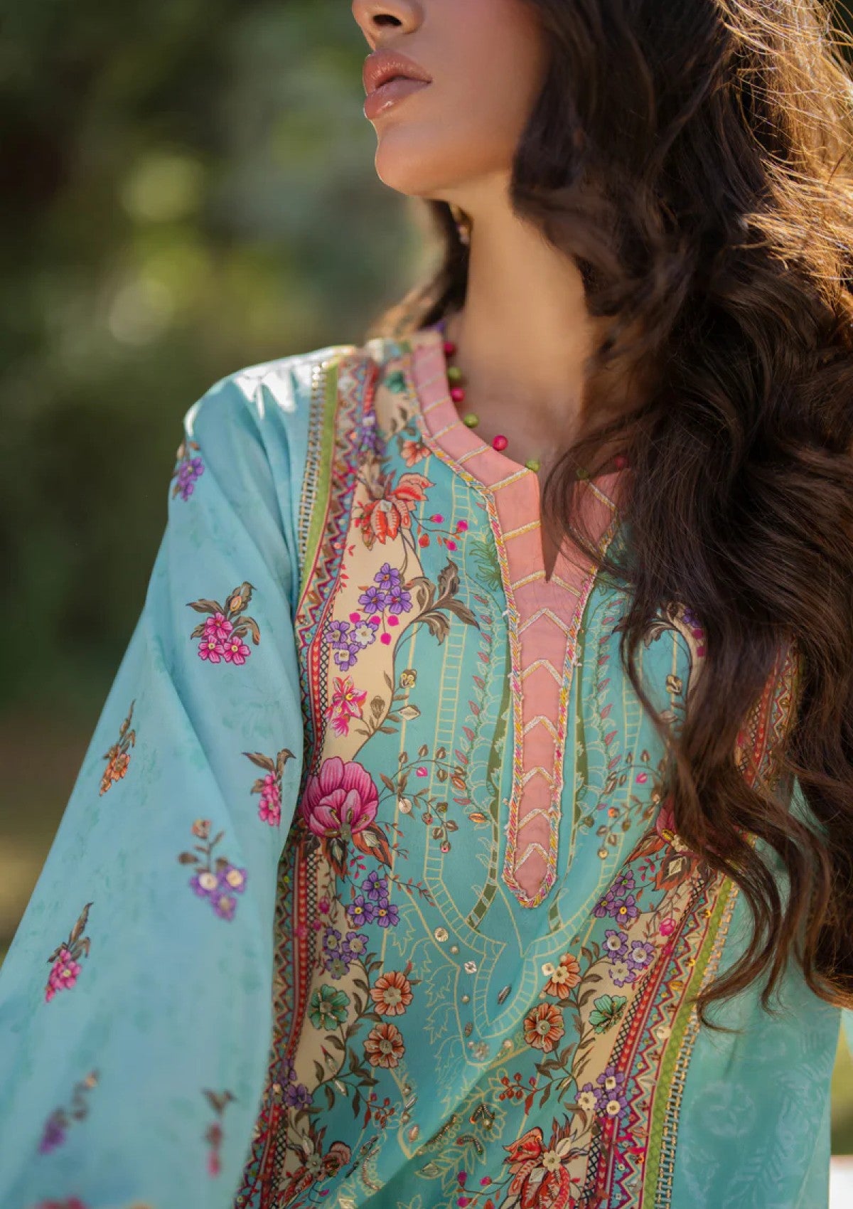 Winter Collection - Qalamkar - Luxe Silk 24 - UA-06 SARA