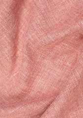 Drago Lanificio Biella Woven Silk Wool & Linen Fabric - Brick