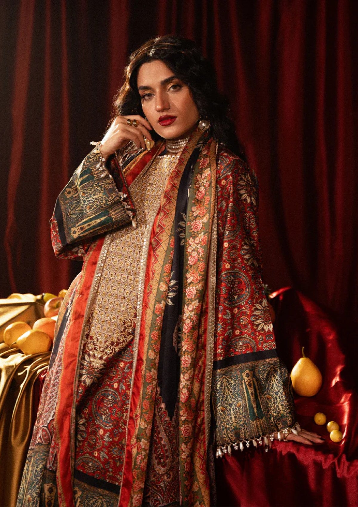 Winter Collection - Myeesha - Roohi Silk Edit 24 - D#6 - Zeenat