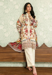 Winter - Sahar - Khaddar/Winter - Unstitched 25 - AW2-25-24 - Ivory Camellia