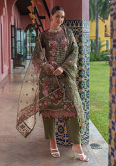 Formals - Zainab Fazlani - Elysian -  Luxury Chiffon 25 - ZFEC#03 - Emerland