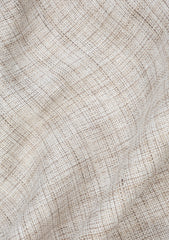 Italy Albini Sahara Selvage Texture Linen Fabric - L Fawn