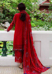 Winter - Marjjan - Bella 25 - Embroidered Karandi - MWK#40 A - RED