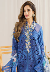 Lawn Collection - Asifa & Nabeel - Pretty In Pink -  AP24#04 - Peri Winkle