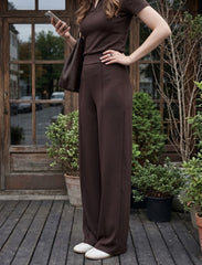 Pret - Moven - Cotton Blended Jersey Trouser - Brown