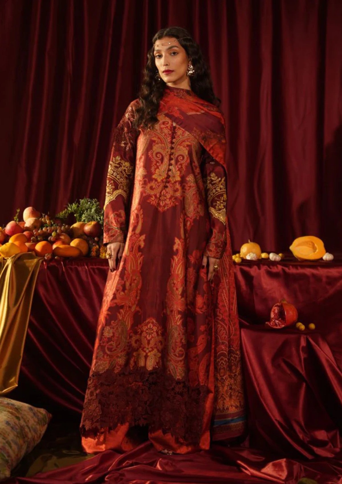 Winter Collection - Myeesha - Roohi Silk Edit 24 - D#7 - Gulzar