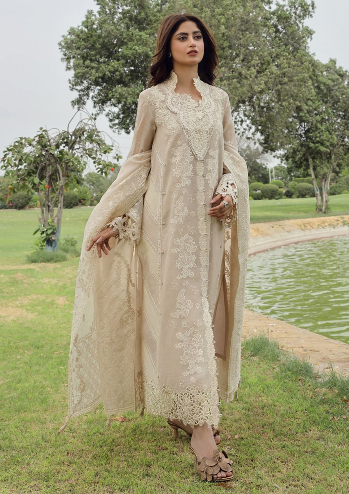 Lawn Collection - Qalamkar - Festive Lawn 24 - PS#02 - ERICA