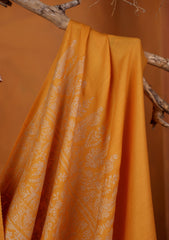 Pashmina Embroidered Jaaldar Shawl D#12 - Yellow