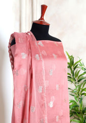 Formals - Fancy Closet - 2 pcs Suit - Satin Silk Jamawar D#04 Pink