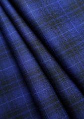 Reda Super 130's Wool Fabric - R Blue