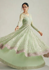 Formals - Vera - Wedding Festive 26 - Seafoam Green Pishwas Set