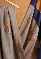 Pashmina Ari Work Shawl D#06 - Brown 1