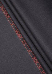 Drago Luxury Micron Super 160's Wool Fabric - Charcoal