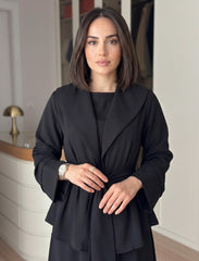 Pret - Moven - Belted And Tailored 3 piece Set - Black