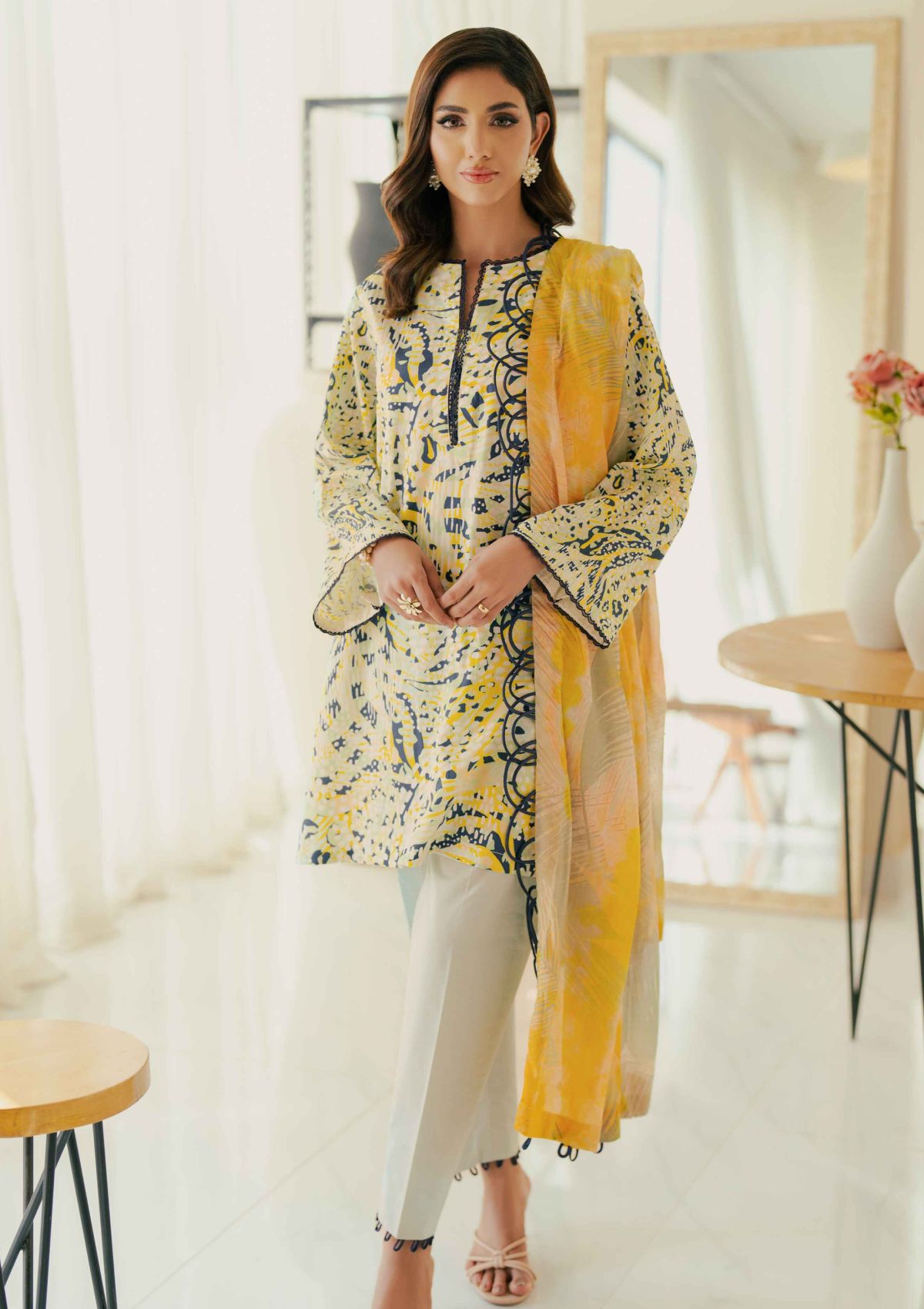 Winter Collection - Al Zohaib - Sunshine Bloom - Cotton Silk -ALCS24#06