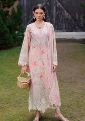 Lawn - Nureh - Gardenia Embroidered & Printed 26 - NSG#208