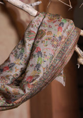 Pashmina Jamawar Scarf D#101 - Skin
