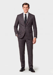 Loro Piana Summer Time Wool Linen & Silk Fabric - D Purple