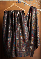 Pashmina Zari Jamawar Shawl D#48 - B Zink