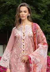 Lawn - Mushq - Hemline - Secret Garden 26 - HUNSS#16A - Peach Blossom