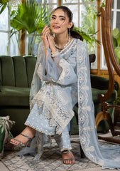 Lawn - Elaf Premium - E.Craft - Chikankari - EEC-3B SKY DREAM
