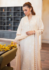 Lawn - Shazme - Noura - Luxury 25 - SHN#07 - Ivory