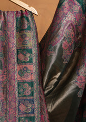 Pashmina Zari Jamawar Shawl D#18 - Green