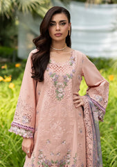 Lawn - Elaf Premium - Luxury 26 - Vol 2 - ELQ#06A - BLUSHING ROSE