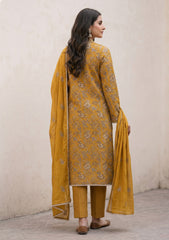 Winter - Rubaaiyat - Pashmina Embroidered 26 - D#10 - Mustard
