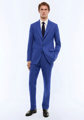 Loro Piana Travelight Zealander Wool Fabric - R Blue