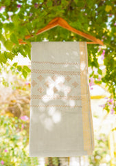 Broshia Stone Work Lawn Shawl D- 01 - Grey