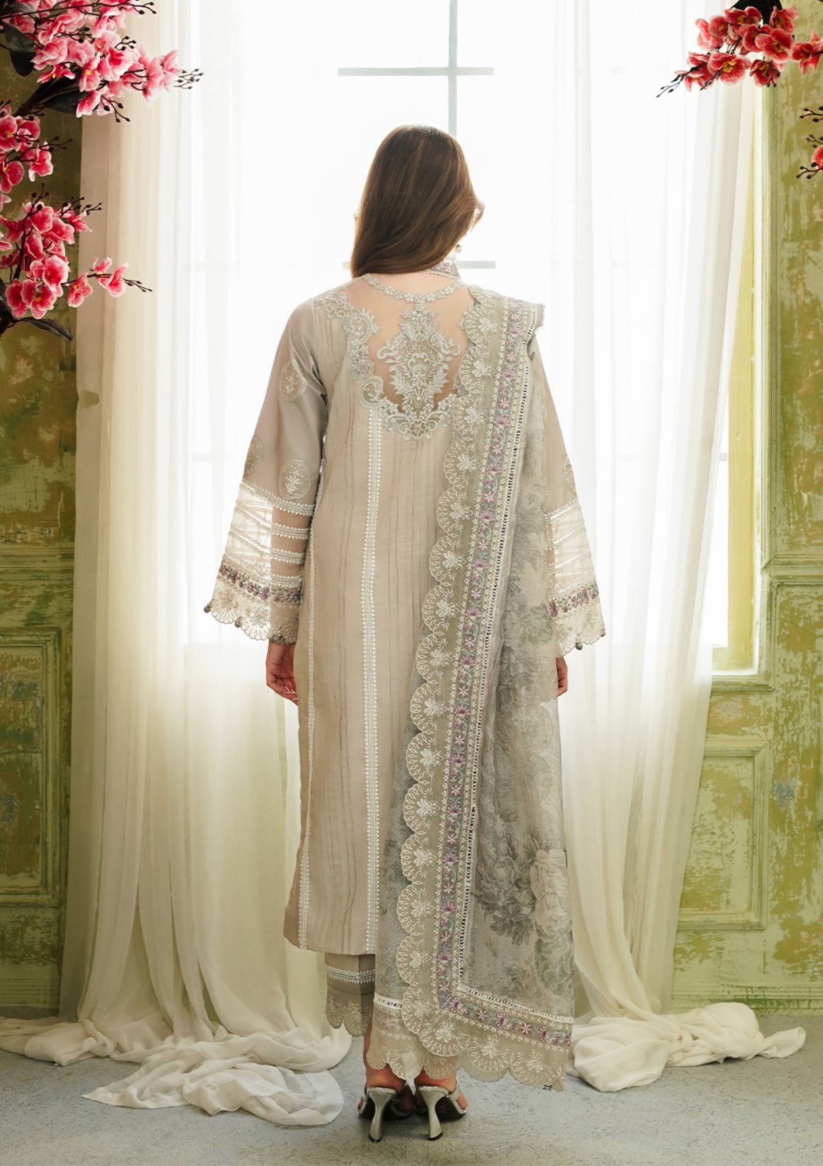 Lawn Collection - Zarqash - Tresor - Luxury Lawn 24 - ZQT#02 - ROSEMARY