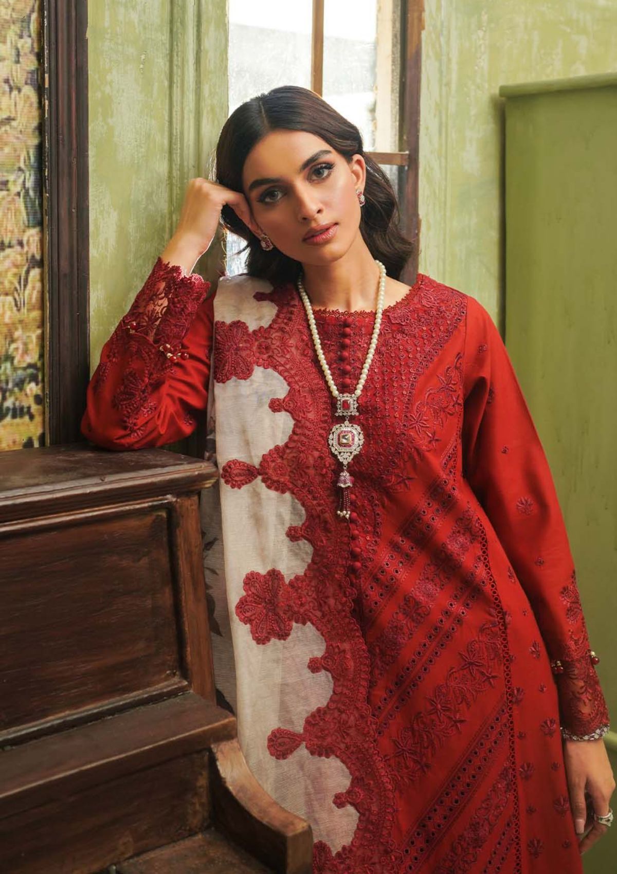 Lawn Collection - Zarqash - Tresor - Luxury Lawn 24 - ZQT#07 - ROSALINE