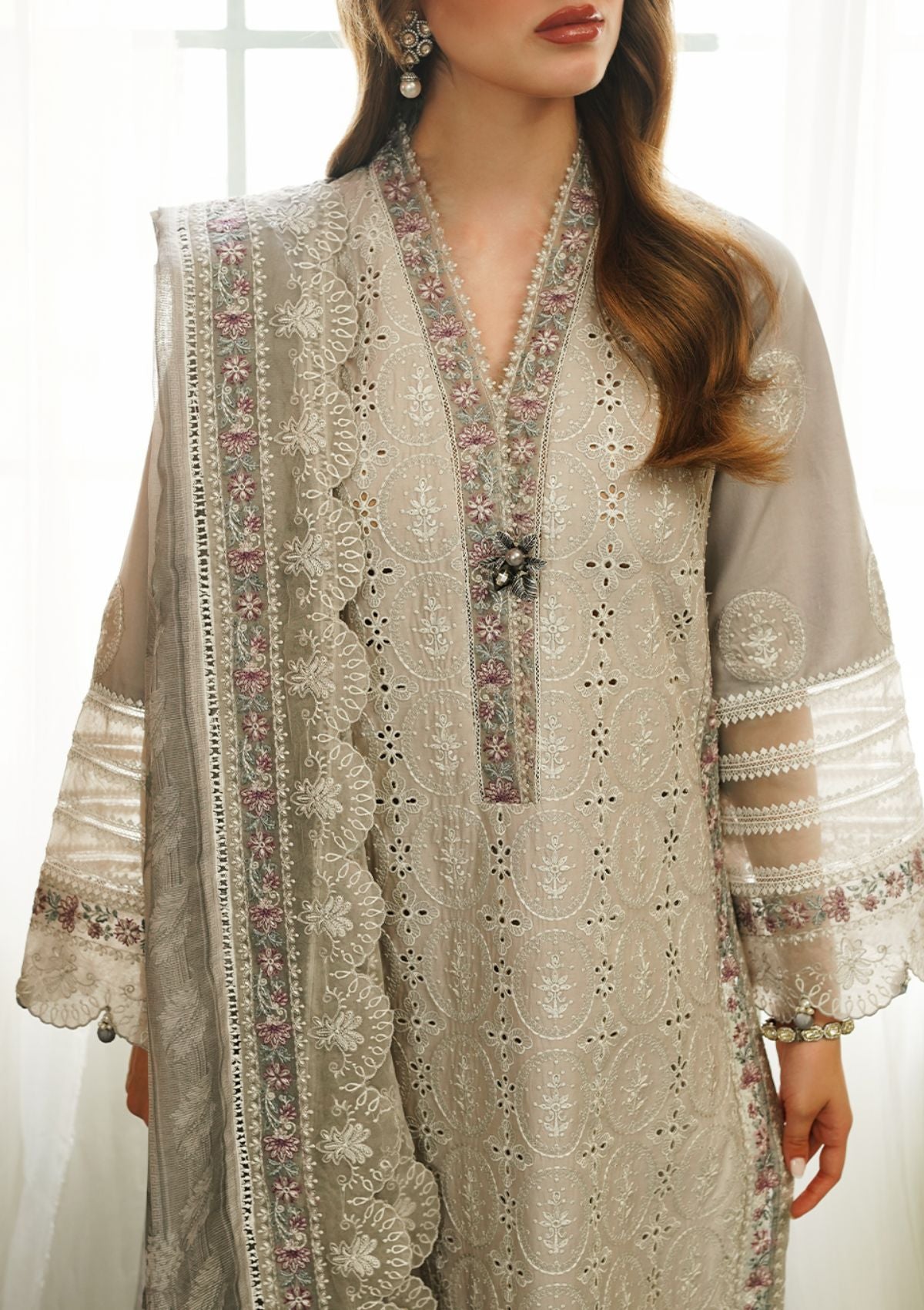 Lawn Collection - Zarqash - Tresor - Luxury Lawn 24 - ZQT#02 - ROSEMARY