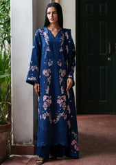 Winter - Neeshay - Reverie Karandi Unstitched 26 - BLUE SPRUCE