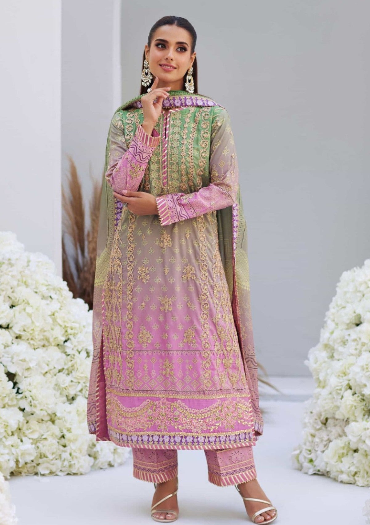 Formal Collection - Mina Hasan - Luxury Unstitched - Leila