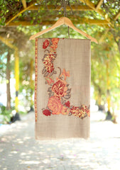 Pashmina Kaani Jamawar Shawl D - 48 - Brown