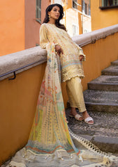 Lawn - Ansab Jahangir - Zoha - Luxury 25 - AJ-LL-25-03 - Mangosteen