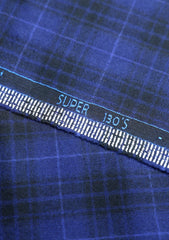 Reda Super 130's Wool Fabric - R Blue