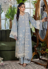 Lawn - Elaf Premium - E.Craft - Chikankari - EEC-3B SKY DREAM