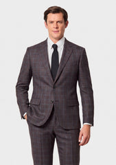 Loro Piana Summer Time Wool Linen & Silk Fabric - D Purple