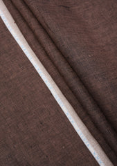 Italian European Cavani Linen Fabric - D Brown