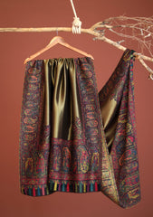 Pashmina Zari Jamawar Shawl D - 14 - N Blue